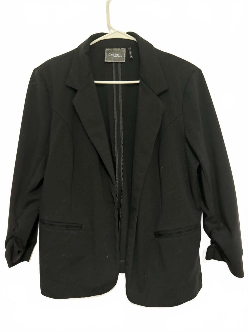 Christian Soriano Black Tailored Blazer Jacket